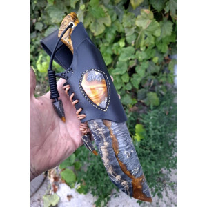 БДЖІЛКА ніж ручної роботи майстра Павла Гончаренка, замовити купити в Україні, порошкова сталь S390, 67 HRC. Photo 2